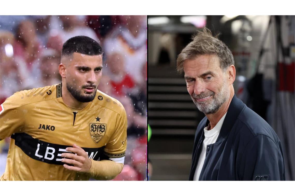 Deniz Undav (links) wird am Montag auf Jürgen Klopp treffen.