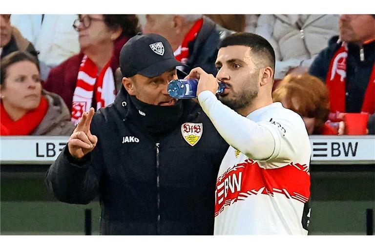 Deniz Undav (rechts) hat in diesem Kalenderjahr viel gespielt – und könnte von Trainer Sebastian Hoeneß gegen Celtic eine Pause erhalten.