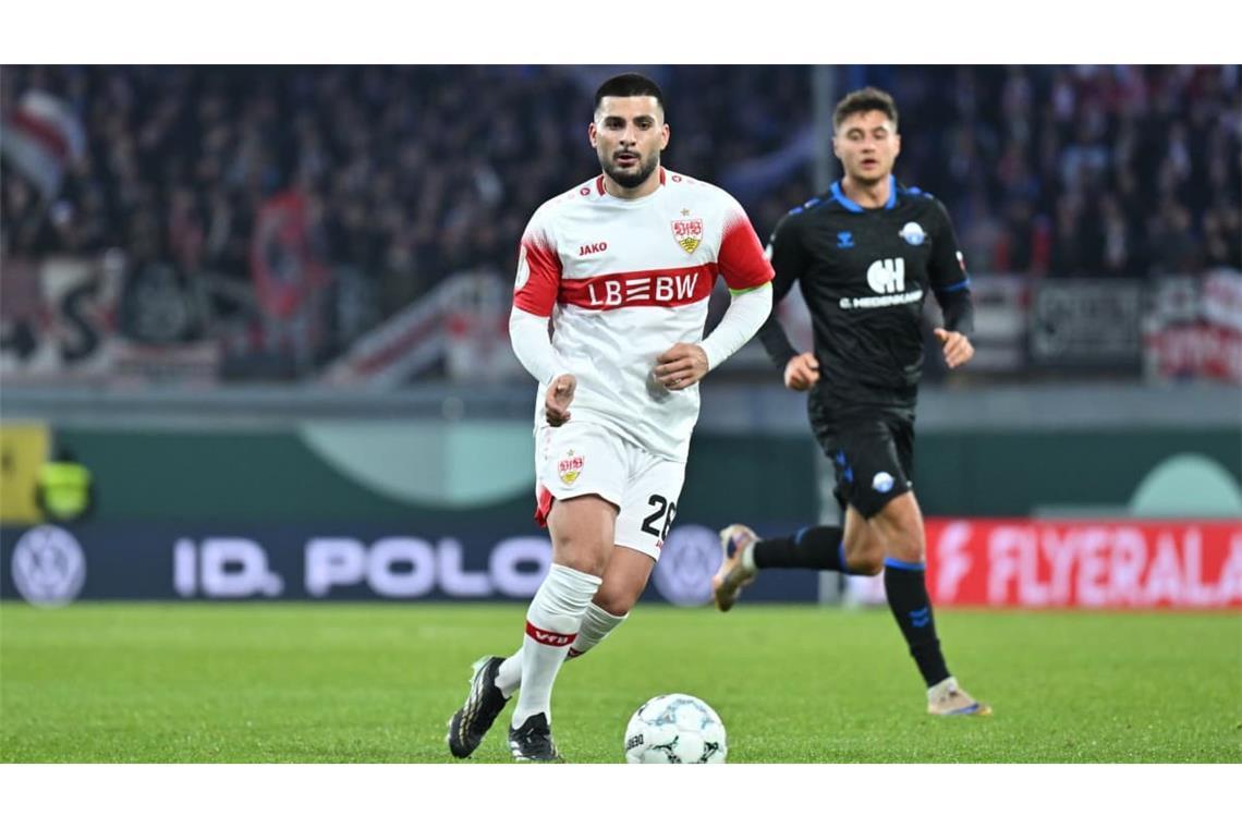 Deniz Undav war spät zur Stelle und erlöste den VfB in Paderborn.