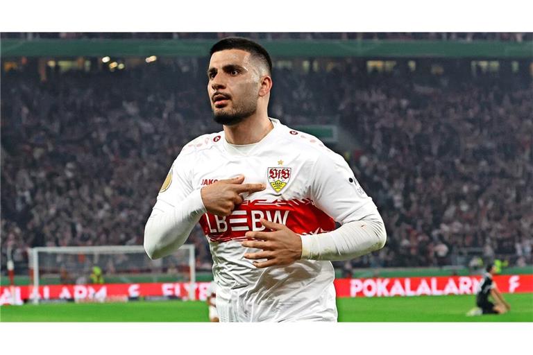 Deniz Undav zeigt an, wofür sein Herz schlägt – es ist der VfB. Im Hinblick auf die Zukunft ist jedoch offen, ob er seinen Vertrag verlängert.