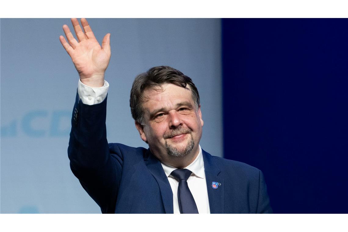 Dennis Radtke mahnte auf der CDA-Tagung an, die CDU müsse auf "schwarzmalerische Rhetorik" verzichten und eine positive Zukunft betonen.