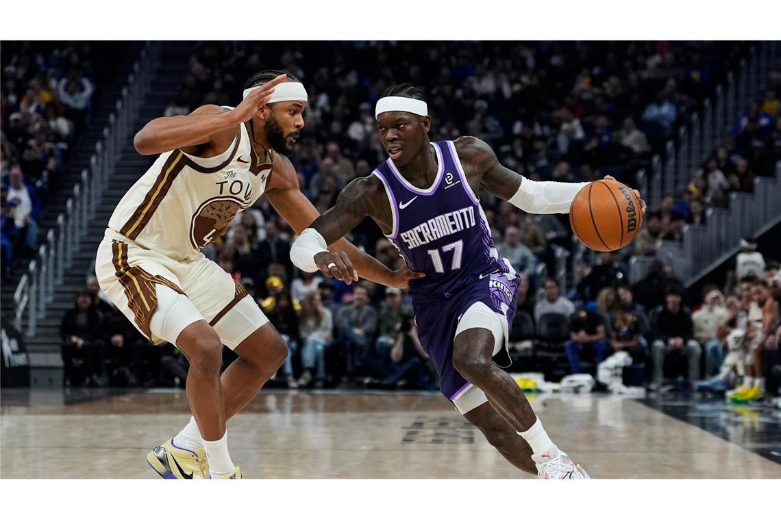 Dennis Schröder (r.) kam auf 15 Punkte.