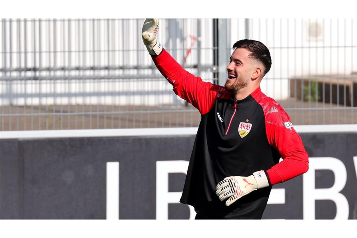 Dennis Seimen steht vor seinem Pflichtspiel-Debüt.