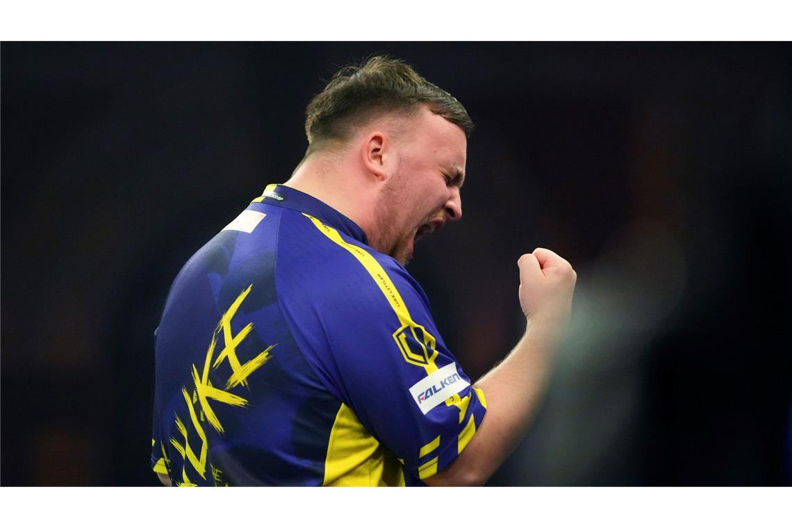 Becker-Effekt und schwache Deutsche: So lief die Darts-WM Der 17 Jahre alte Luke Littler überstrahlt alle anderen Darts-Profis.