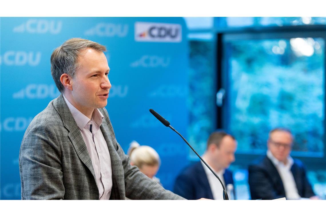 Andreas Bühl ist neuer CDU-Fraktionschef Der 37-Jährige erhielt 21 Ja-Stimmen bei seiner Wahl.
