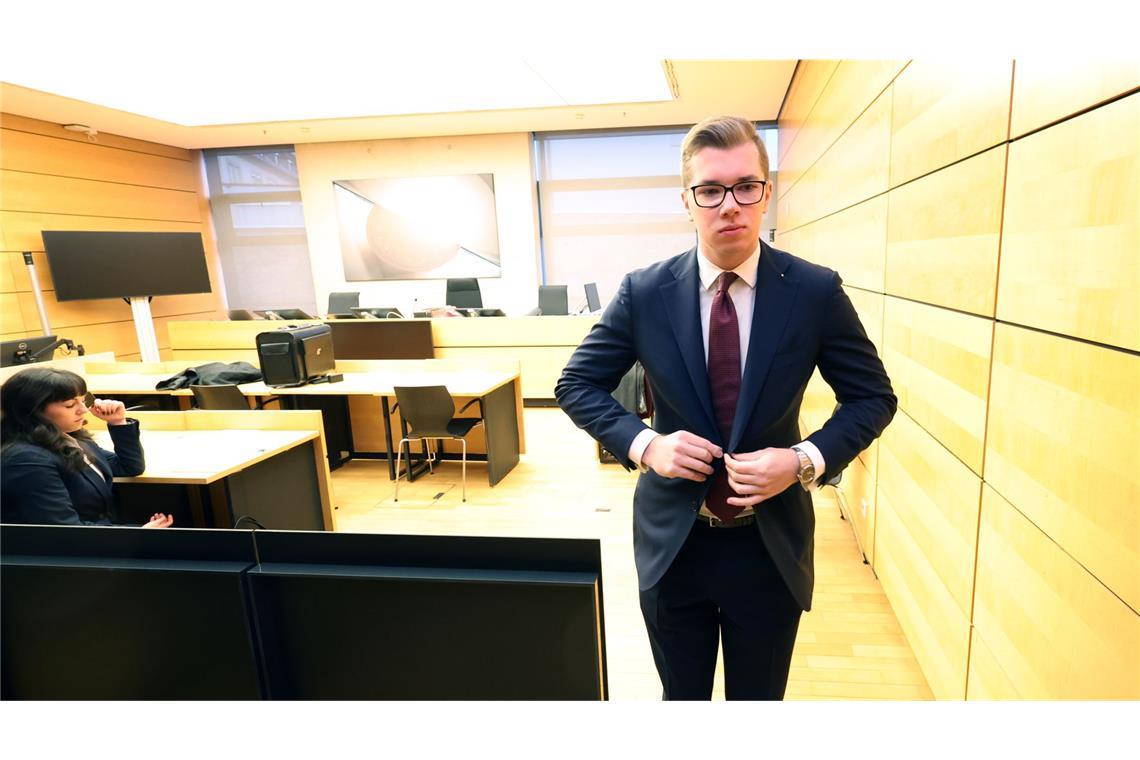 Der AfD-Abgeordnete Daniel Halemba vor Gericht