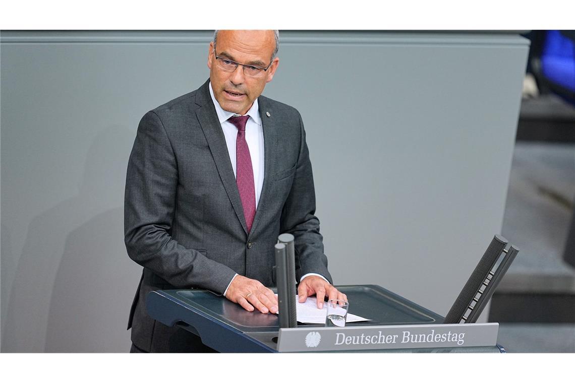 Der AfD-Abgeordnete Rainer Rothfuß war nach eigenen Angaben schon vor einem Jahr bei einem Treffen in Russland mit Anwesenheit Medwedews. (Archivbild)