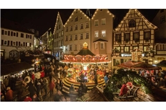 Der „Altdeutsche Weihnachtsmarkt“ in Bad Wimpfen gilt als einer der schönsten seiner Art in ganz Deutschland.