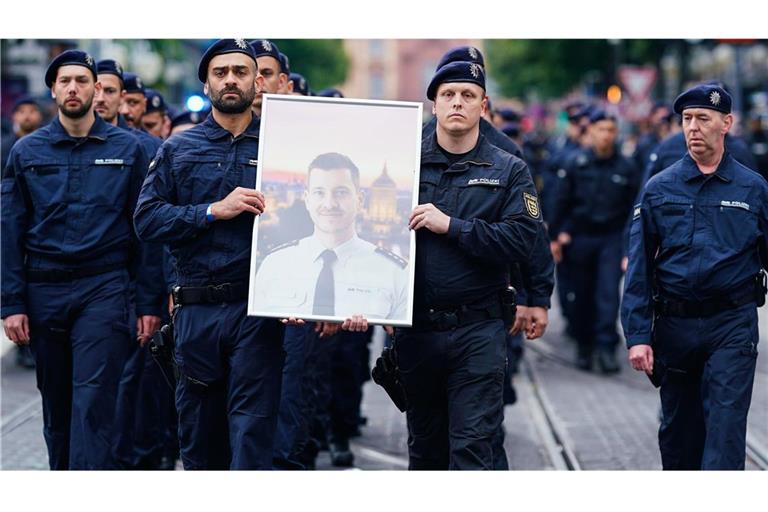 Der am 31. Mai 2024 verletzte und zwei Tage später verstorbene Polizeihauptkommissar Rouven Laur.