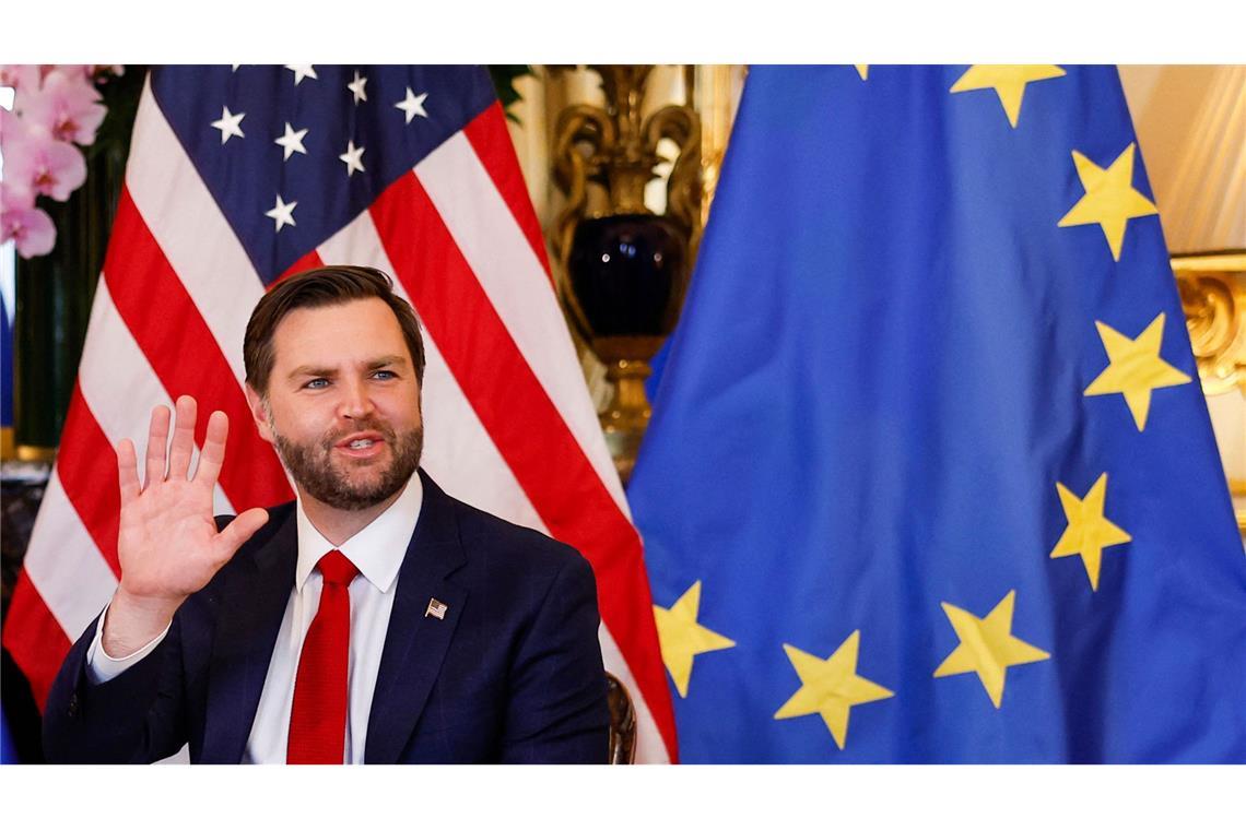 US-Vizepräsident Vance: Europa muss seine Verteidigung verstärken Der amerikanische Vizepräsident J.D. Vance hat Europa aufgefordert, mehr für die eigene Verteidigung zu tun.