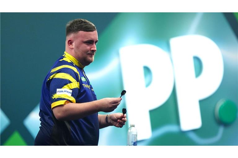 Der amtierende Darts-Weltmeister Luke Litter