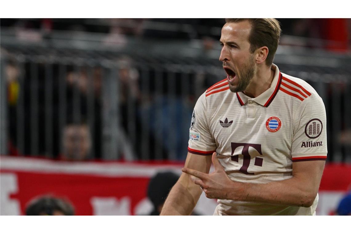 Bayerns mächtiges Statement und Kimmichs Zukunfts-Ansage Der Anführer und Mann des großen Bayern-Abends: Harry Kane.