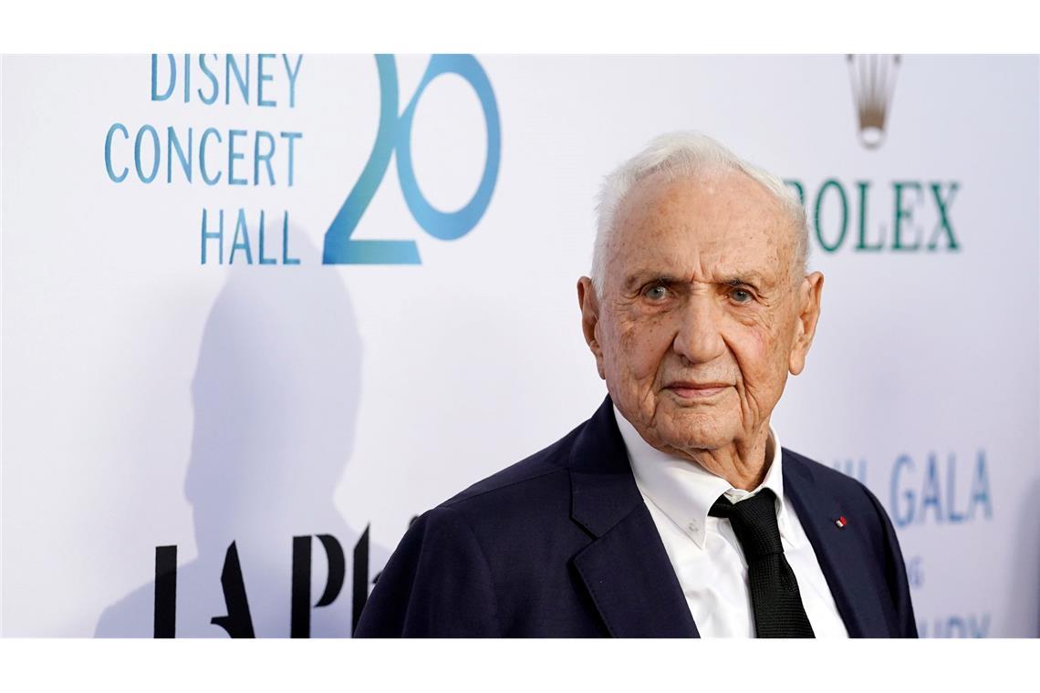 Der Architekt Frank Gehry ist im Alter von 96 Jahren gestorben. (Archivbild)