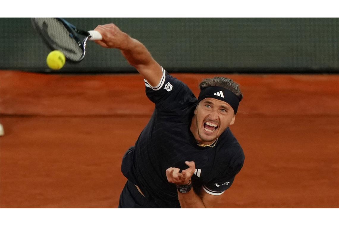 Der Aufschlag ist die große Stärke von Alexander Zverev.
