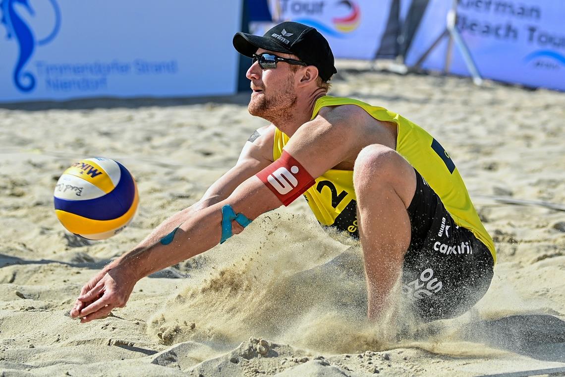 Yannick Harms schlägt neues Kapitel auf Der Backnanger Yannick Harms will in diesem Jahr mit einem neuen Spielpartner im Sand am Ball sein. Foto: T. Bloch