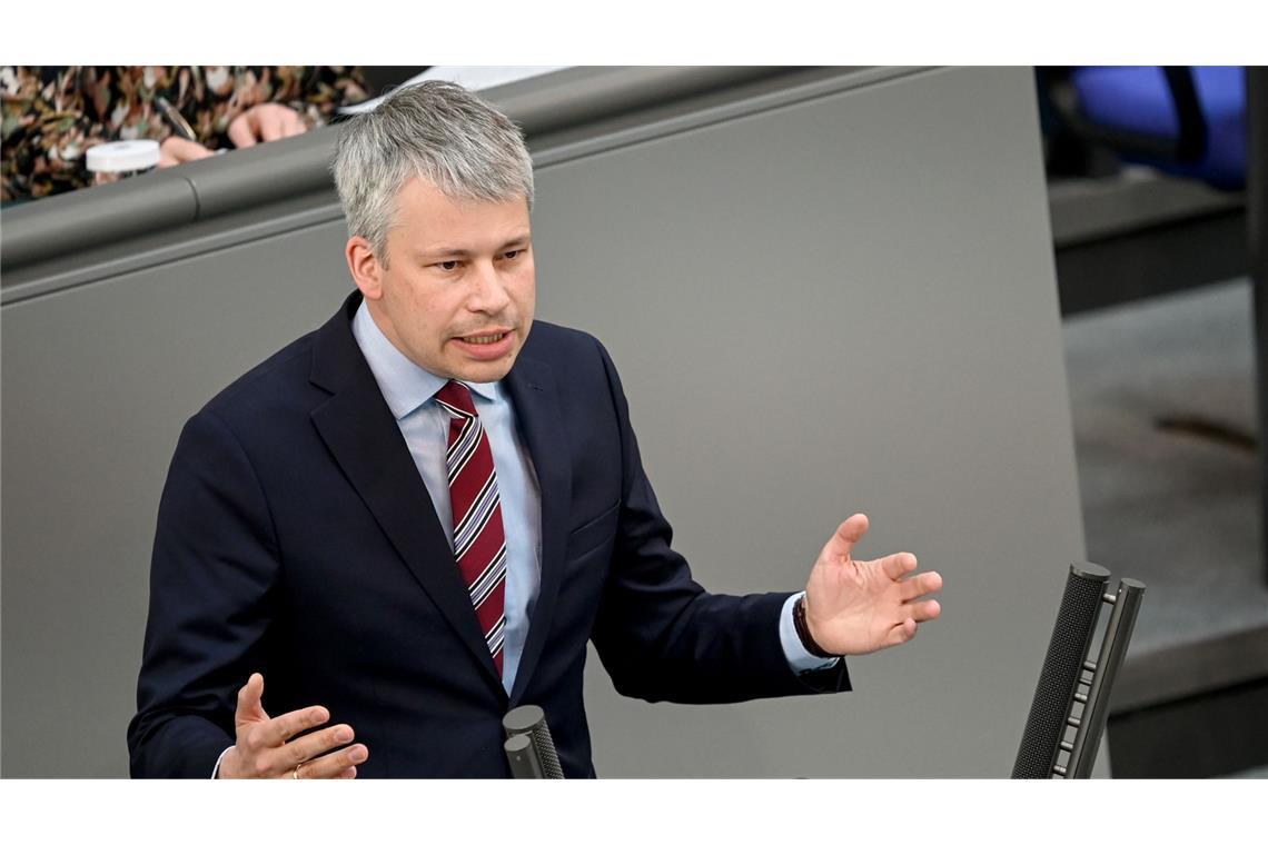 Spahn will Steffen Bilger als Fraktionsmanager Der baden-württembergische Bundestagsabgeordnete Steffen Bilger. (Archivbild)
