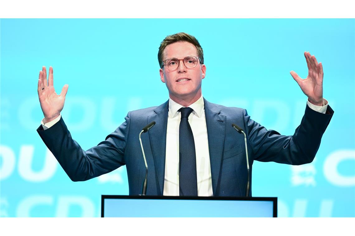 Der baden-württembergische CDU-Chef Manuel Hagel