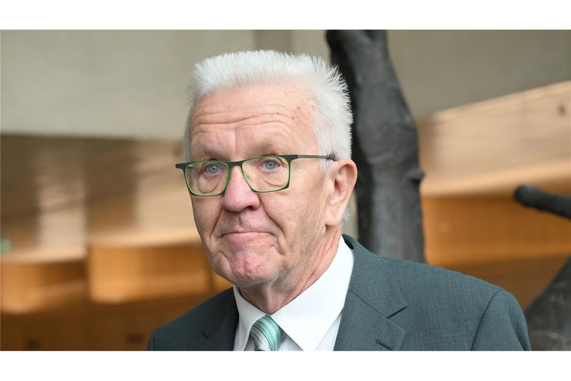 Kretschmann fordert Kompromissbereitschaft Der baden-württembergische Ministerpräsident Winfried Kretschmann