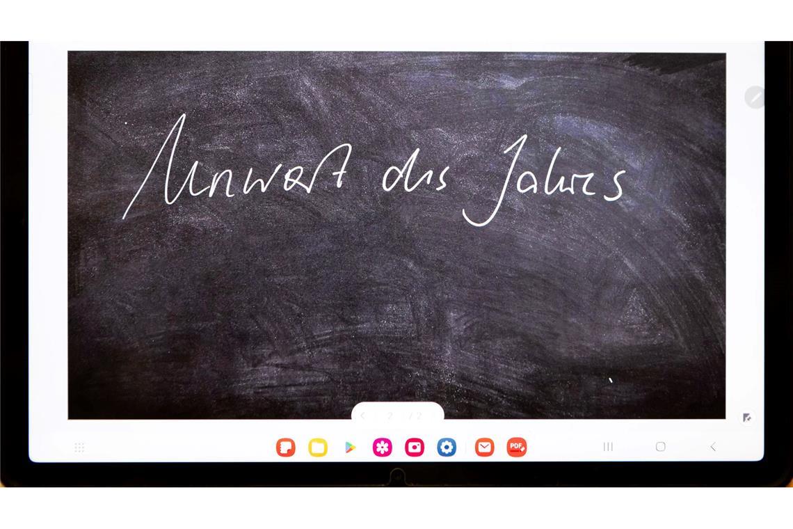 Der Begriff "Sondervermögen" ist zum "Unwort des Jahres" gekürt worden. (Archivbild)