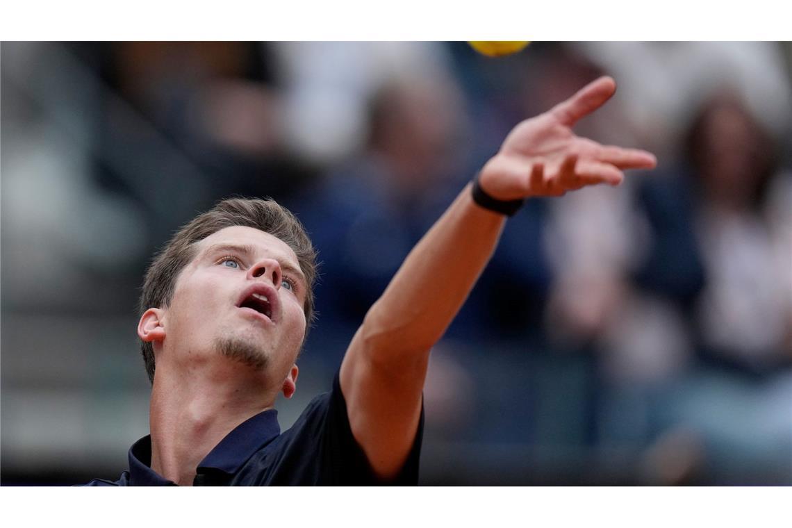 Der Belgier Alexander Blockx musste anerkennen, dass Alexander Zverev zu stark für ihn war.