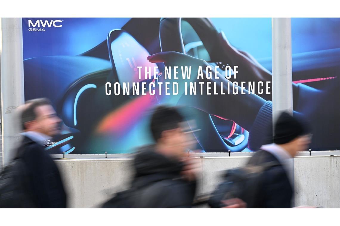 Der Besucherandrang beim MWC ist groß.