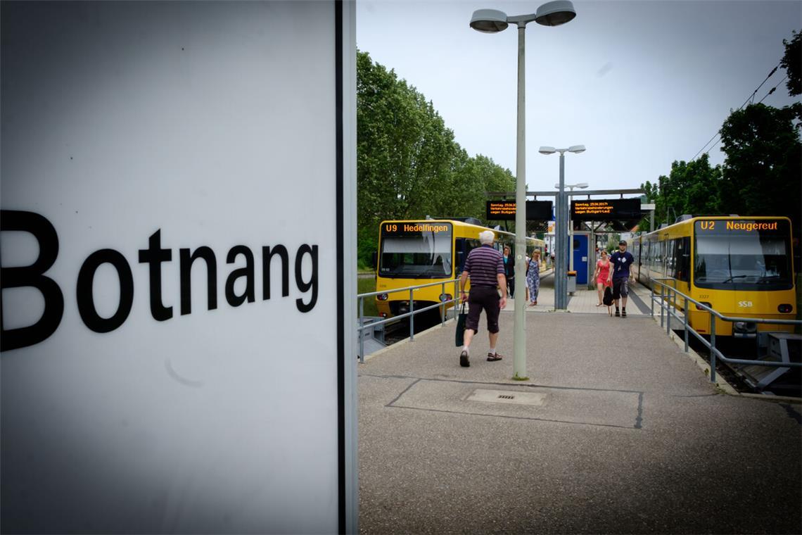 Stadtbahnverkehr unterbrochen Der Betrieb auf den Stadtbahnlinien U 2 und U 9 in Botnang ist unterbrochen.