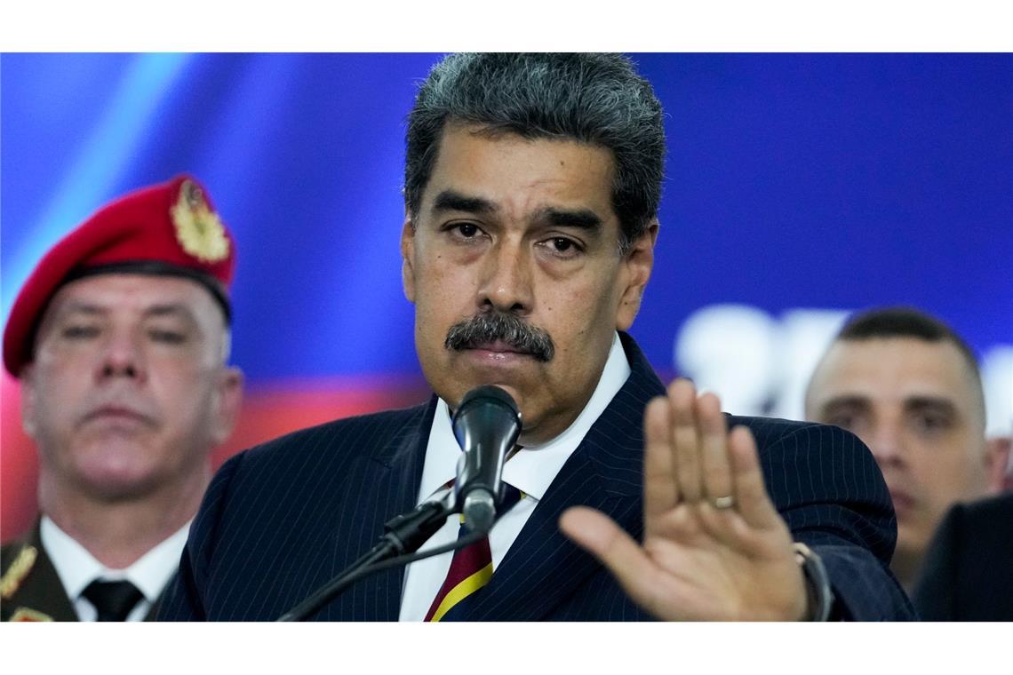 Der bislang autoritär herrschende Präsident Nicolás Maduro wurde nach Angaben von US-Präsident Donald Trump gefasst und außer Landes gebracht. (Archivfoto)