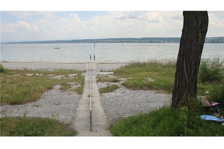 Der Bodensee führt derzeit so wenig Wasser wie selten Ende Mai.