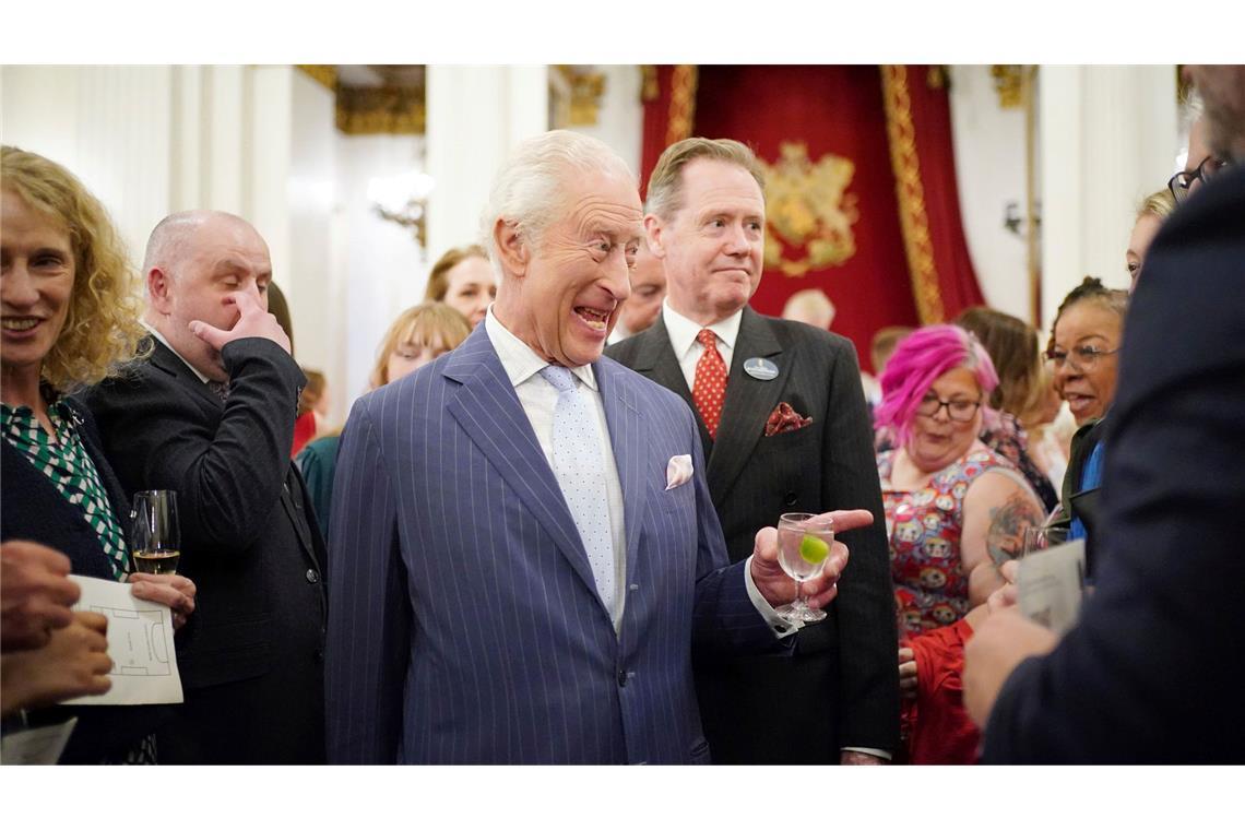 König Charles würdigt Arbeit von Krebshilfeorganisationen Der britische König Charles ist selbst an Krebs erkrankt.