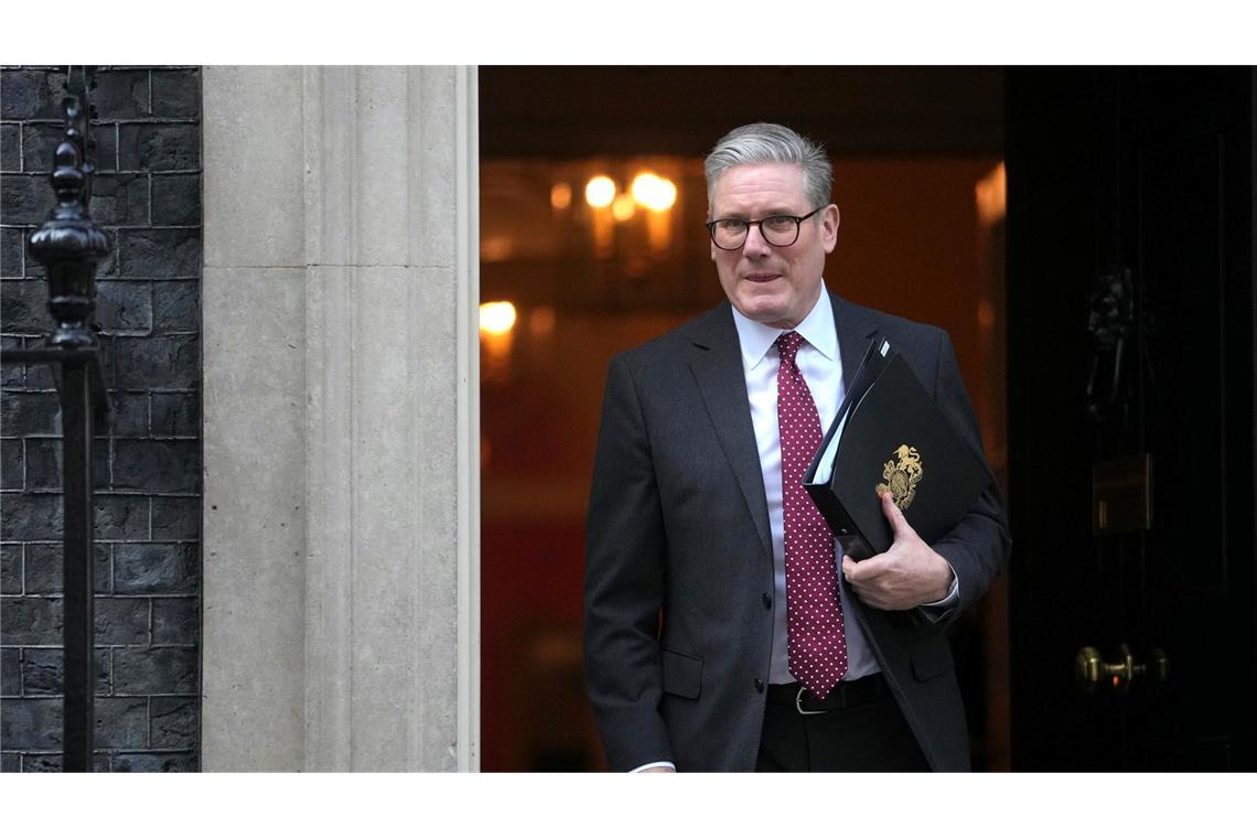 Sanktionen und Ukraine-Hilfe: "Kollektiver Druck" auf Putin Der britische Premier Sir Keir Starmer wirbt bei Verbündeten um europäische Friedenstruppen für die Ukraine. (Archivbild)