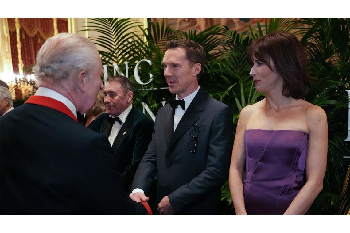 Der britische Schauspieler Benedict Cumberbatch war ebenso auf der Premiere.