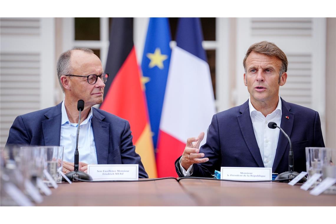 Der Bundeskanzler und Frankreichs Präsident wollen gemeinsam Europa stärken.