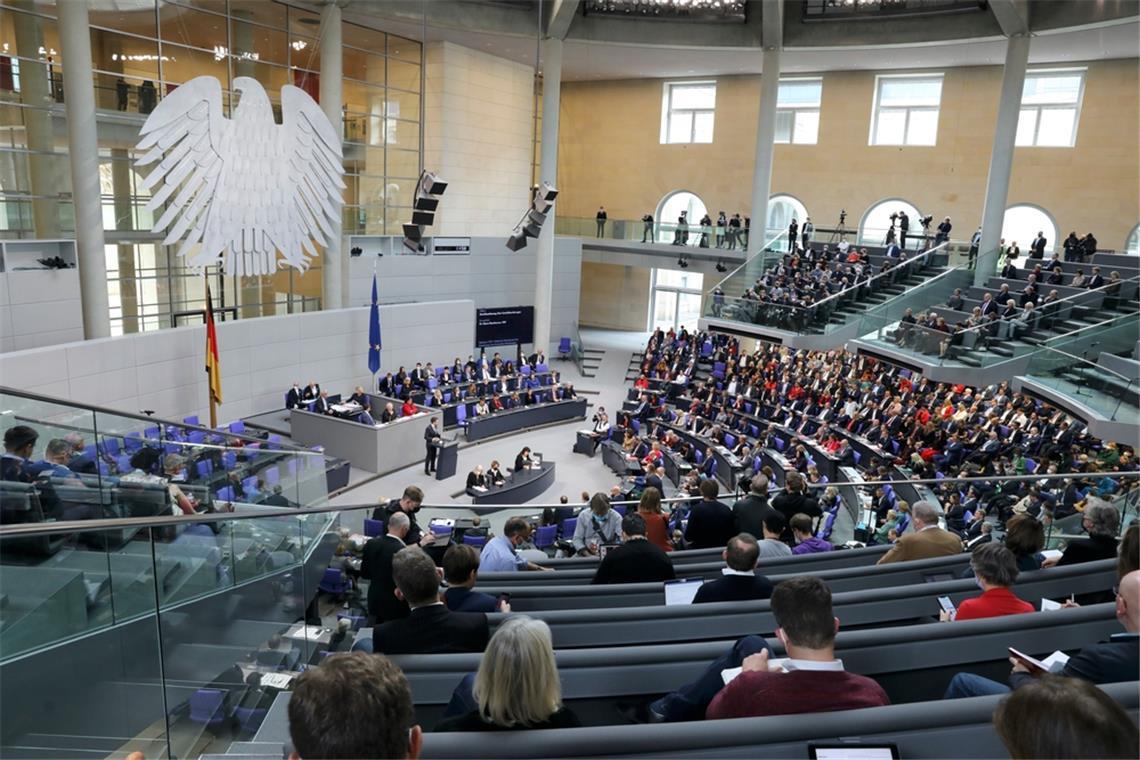 Warum es keine Überhangmandate mehr gibt Der Bundestag im Oktober 2021.