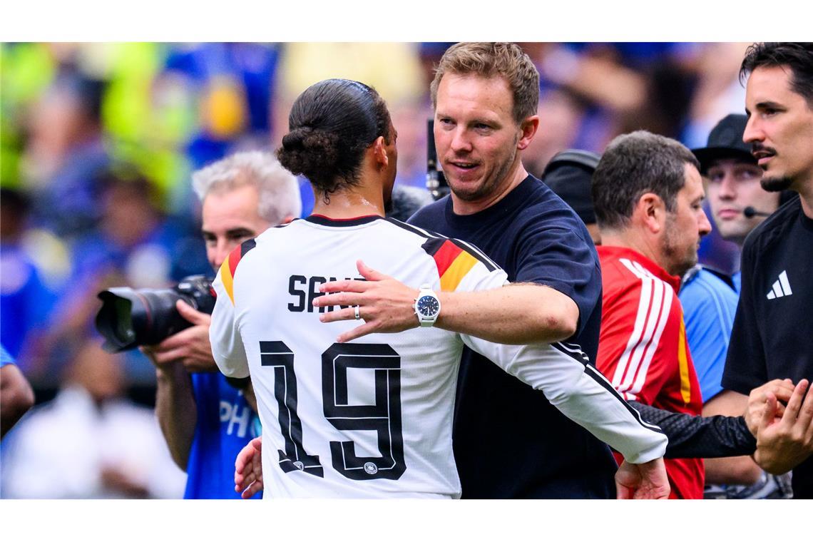 Der Bundestrainer hat Sané in dieser Saison schon öffentlich kritisiert.