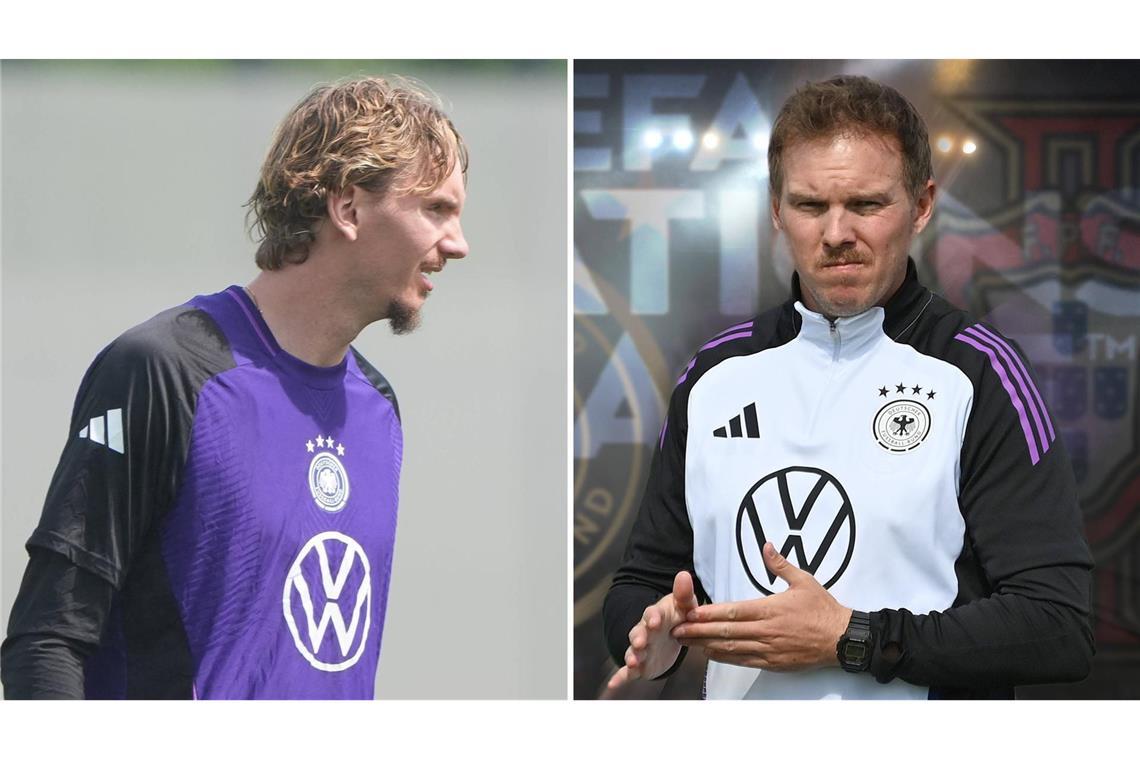 Nationalmannschaft: Nagelsmann lässt die Stürmerfrage offen Der Bundestrainer Julian Nagelsmann geht die Mini-Mission Nations League an – mit Nick Woltemade in der Startelf?