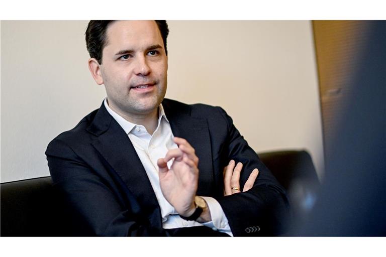 Der Chef der Jungen Union, Johannes Winkel. (Archivbild)