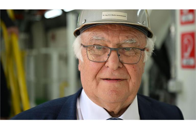 Der Chef des Tunnelbohrmaschinen-Herstellers Herrenknecht, Martin Herrenknecht, wirft Teilen der SPD in der Bundesregierung einen mangelnden Reformwillen vor (Archivfoto).
