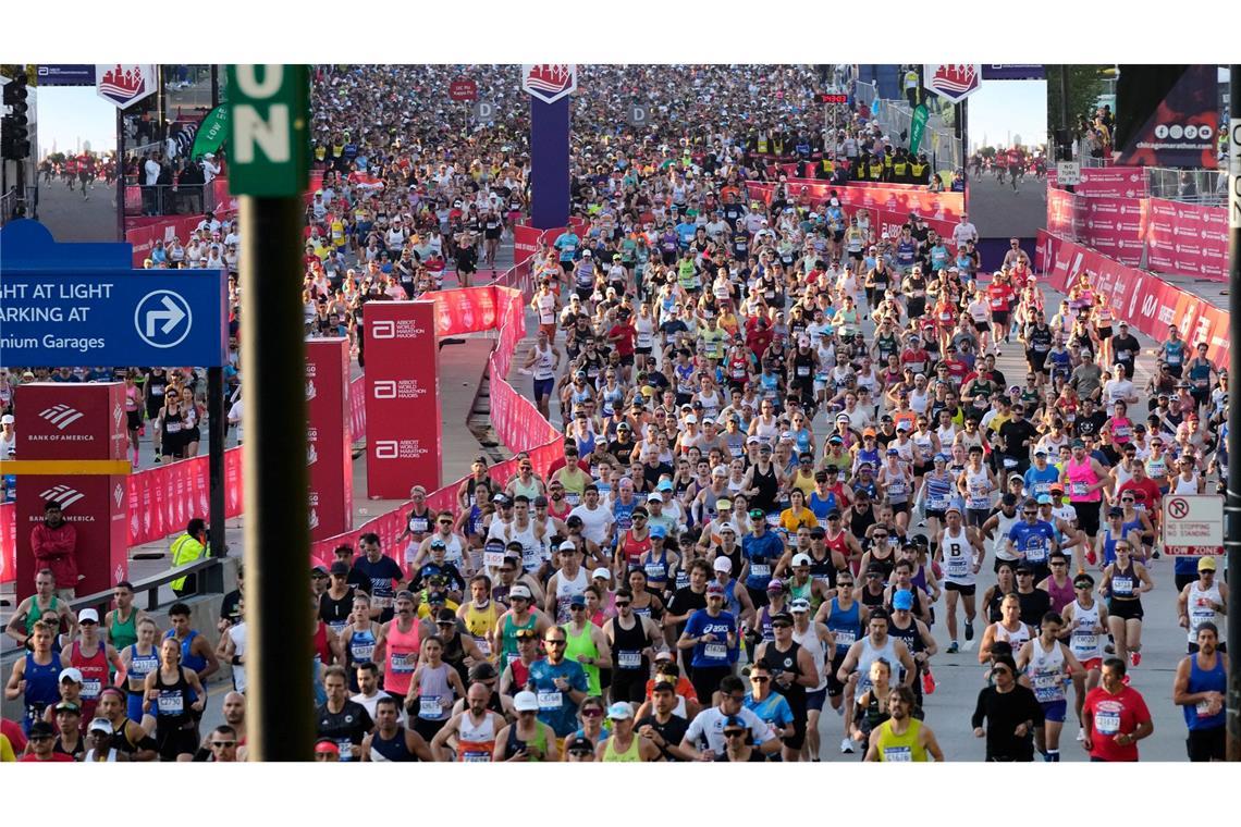 Der Chicago-Marathon ist bekannt für seine schnellen Zeiten.
