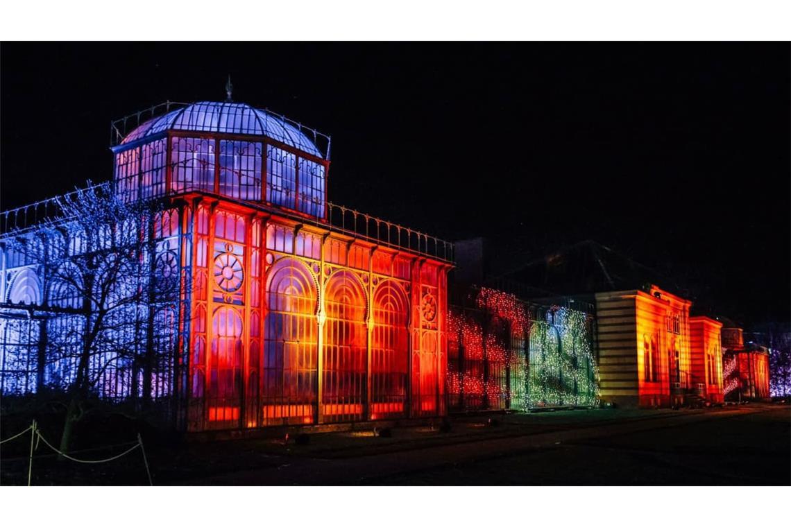 Der Christmas Garden wird ab Mitte November die Wilhelma wieder in magisches Licht tauchen.