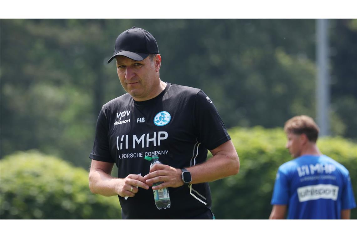 So lief der Trainingsstart bei den Blauen – das sind die Bilder