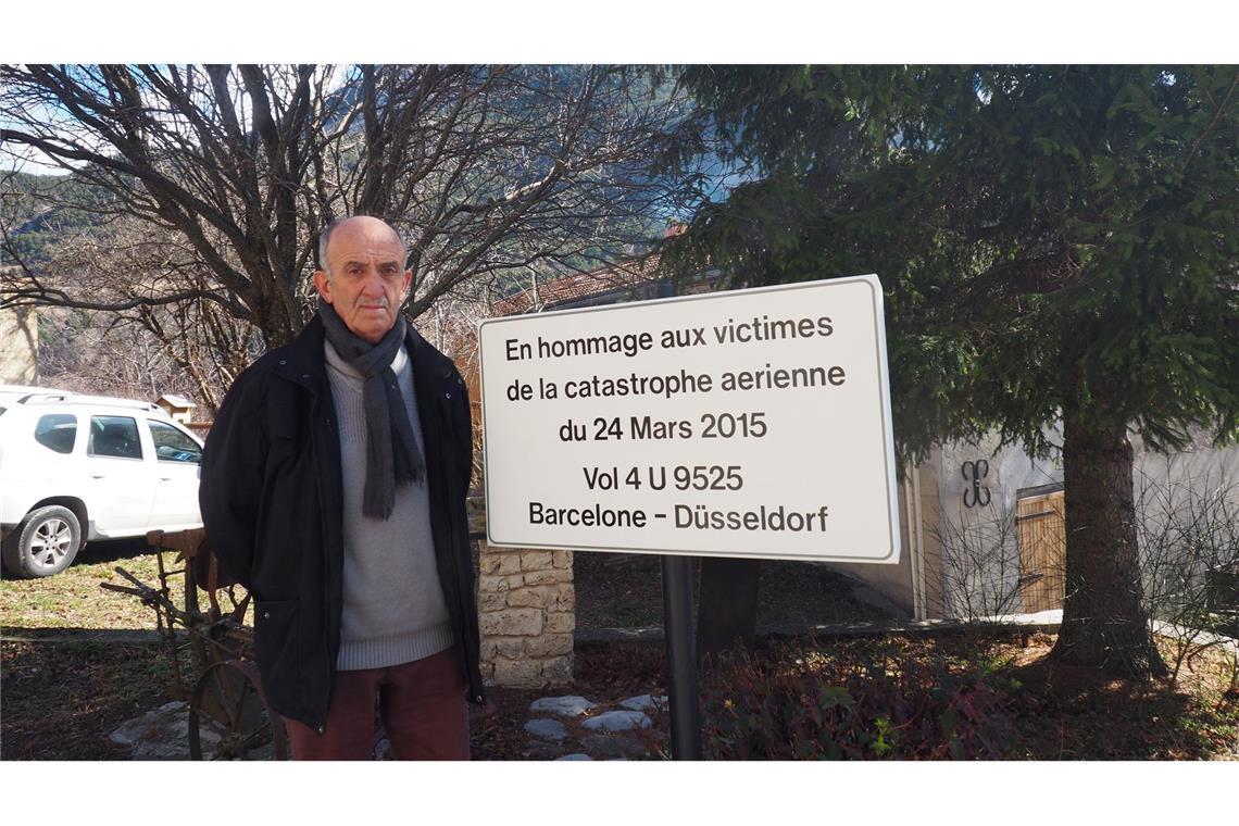 Germanwings-Absturz auch in Frankreich unvergessen Der damalige Bürgermeister Bartolini kann den Absturz nicht vergessen. (Archivbild)