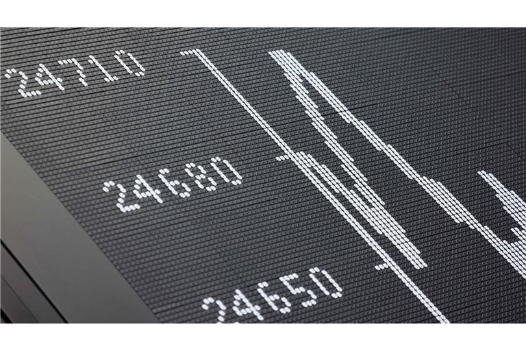 Der Dax geht auf Talfahrt.