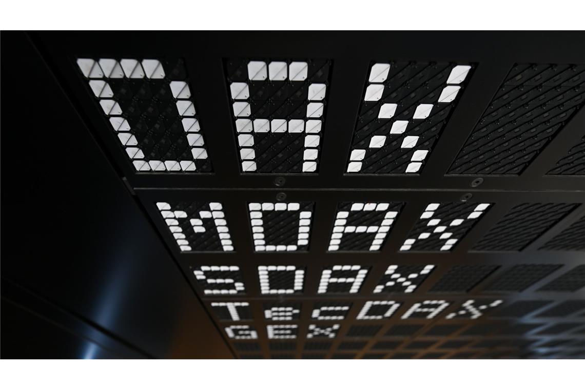Der Dax hat sich berappelt Der Dax zeigt sich als Stehaufmännchen.