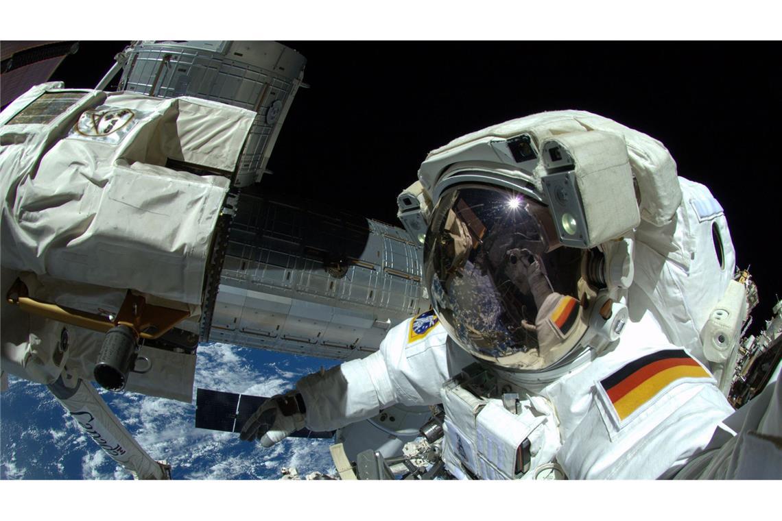 Der deutsche Astronaut Alexander Gerst, hier beiseinem ISS-Einsatz 2014, ist ein Kandidat für eine europäische Mondmission.