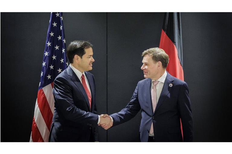 Der deutsche Außenminister Johann Wadephul traf sich mit seinem US-amerikanischen Kollegen.