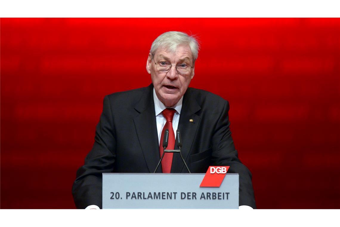 Langjähriger DGB-Chef Michael Sommer gestorben Der Deutsche Gewerkschaftsbund meldet den Tod seines langjährigen Vorsitzenden Michael Sommer. (Archivbild)