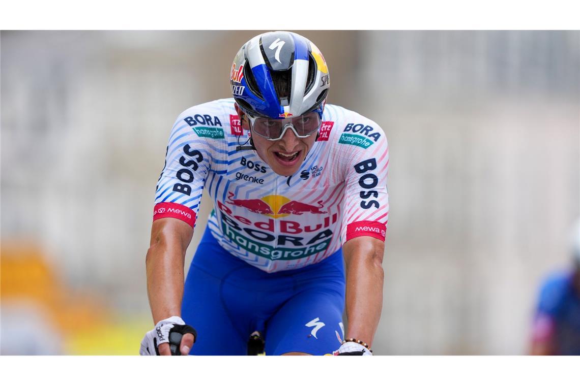 Tour-Debütant Lipowitz: Kurze Ruhe nach dem ersten Sturm Der deutsche Radsport-Hoffnungsträger Florian Lipowitz.