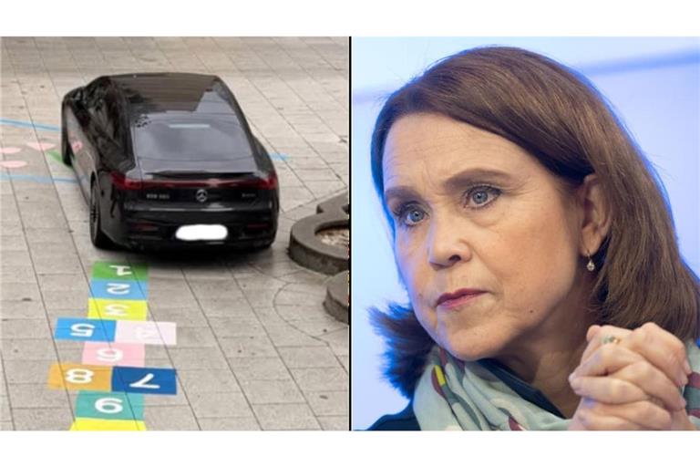 Der Dienstwagen der baden-württembergischen Ministerin stand vor ihrem Dienstgebäude im Parkverbot. Das kritisiert die CDU Stuttgart Mitte in einem Facebook-Post.