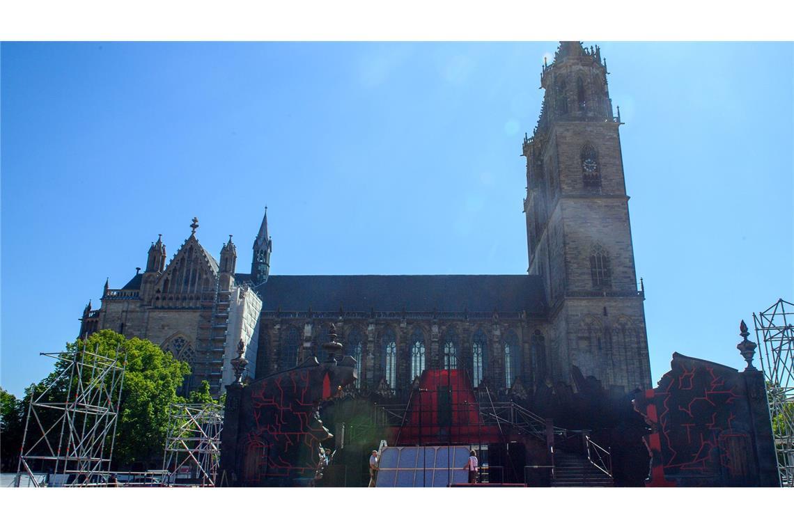 Die großen Sommerfestspiele im Überblick Der Dom in Magdeburg (Archivbild).