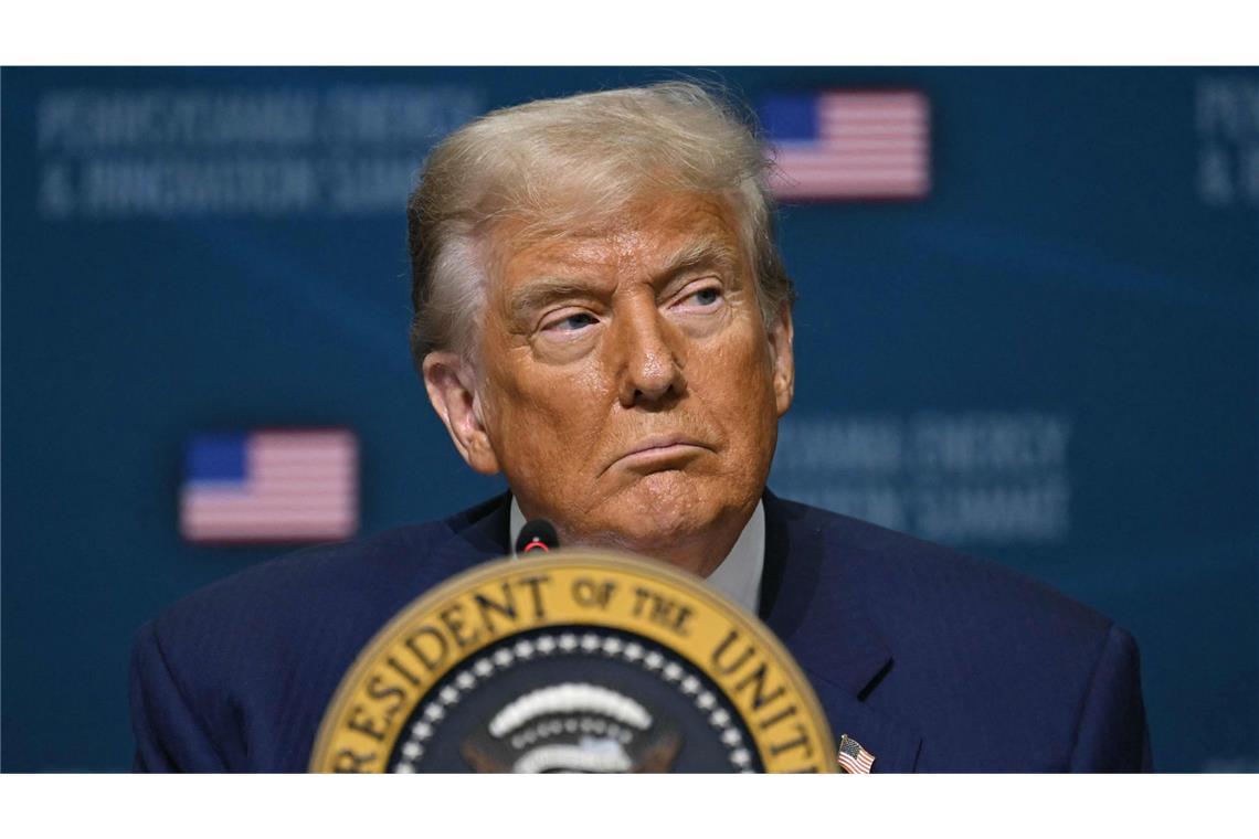 Trump will Veröffentlichung einiger Epstein-Unterlagen Der Druck auf Donald Trump im Fall Epstein wächst. (Archivbild)